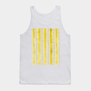 Watercolor lines - yellow Tank Top